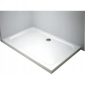 Sprchová vanička MEXEN SLIM 120x90 cm + sifón biela