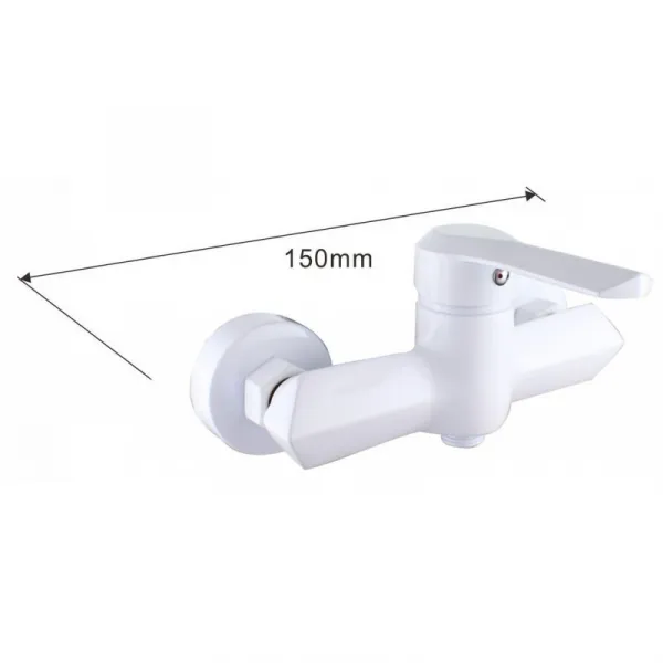 Sprchová batéria Mexen Saber 150 mm biela