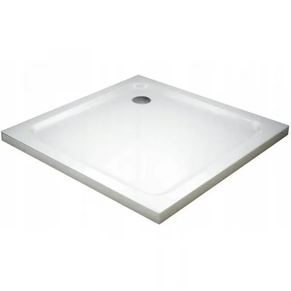 Sprchová vanička MEXEN SLIM 80x80 cm + sifón biela
