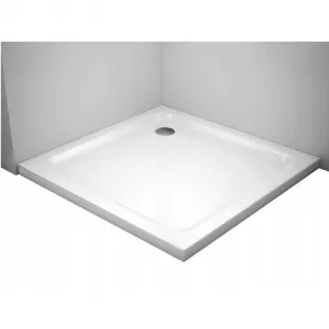Sprchová vanička MEXEN SLIM 90x90 cm + sifón biela