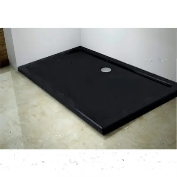 Sprchová vanička MEXEN SLIM čierna, 120x90 cm + sifón