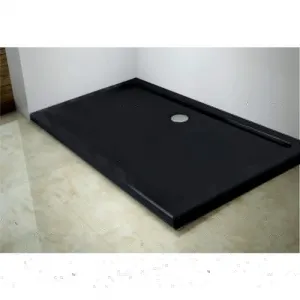 Sprchová vanička MEXEN SLIM čierna, 120x90 cm + sifón
