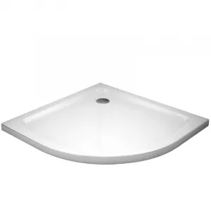 Sprchová vanička polkruhová MEXEN SLIM 90x90 cm + sifón biela