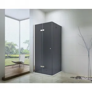 Sprchový kút Mexen Lima Grey 100 x 80 cm
