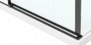 REA Sprchovací kút Solar Black Mat 80x100