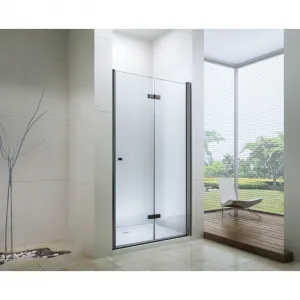 Sprchové dvere MEXEN LIMA čierne, 110 CM