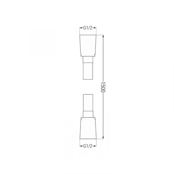 Sprchový set podomietkový MEXEN CUBE DR02 30 cm biely