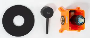 Sprchový set podomietkový + BOX Rea LUGANO čierny