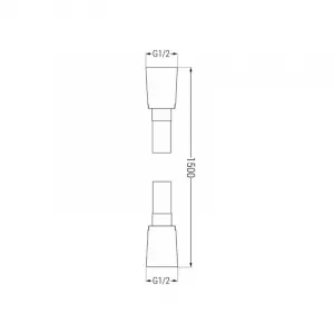 Sprchový set podomietkový MEXEN CUBE DR02 25 cm chróm
