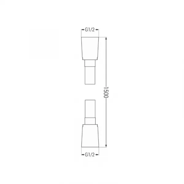 Sprchový set podomietkový MEXEN CUBE DR02 25 cm grafit