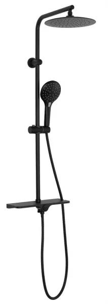Sprchový set s termostatom Rea MIKE čierny