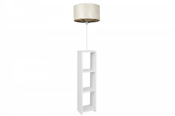 Opviq Stojaca lampa AYD 140 cm ecru-biela
