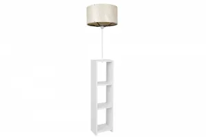 Opviq Stojaca lampa AYD 140 cm ecru-biela