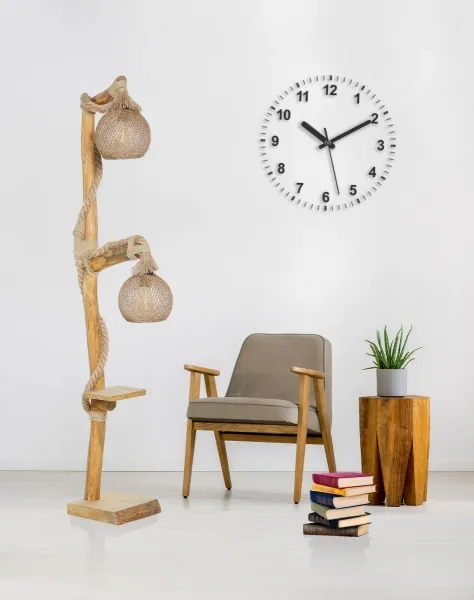 Opviq Stojacia lampa Arbor II 140 cm hnedá
