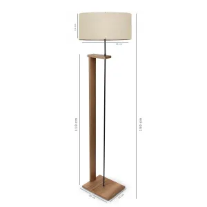 Opviq Stojacia lampa AYD IX 150 cm béžová