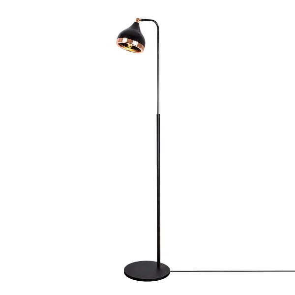 Opviq Stojacia lampa Yıldo 165 cm čierno-medená
