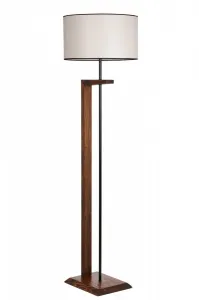 Opviq Stojacia lampa Menekşe Ceviz 163 cm krémová