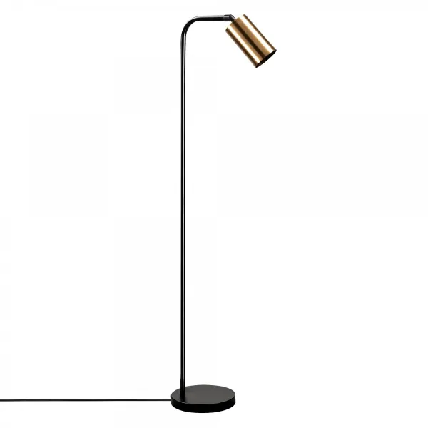 Opviq Stojacia lampa Emek 120 cm čierno-zlatá