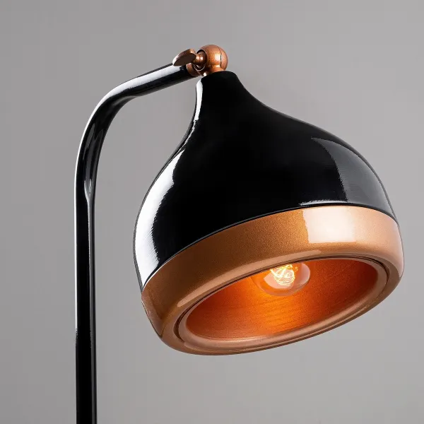 Opviq Stojacia lampa Yıldo 165 cm čierno-medená