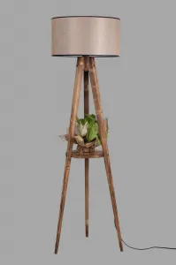 ASIR Stojacia lampa KOYU hnedá