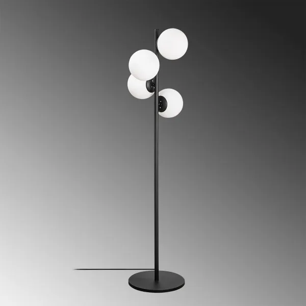 Opviq Stojacia lampa Faze 130 cm čierna