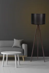 Opviq Stojacia lampa Floor 145 cm čierna