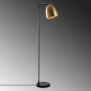 Opviq Stojacia lampa Tattoo 120 cm čierno-zlatá