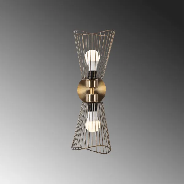 Opviq Nástenná lampa Zeyno zlatá