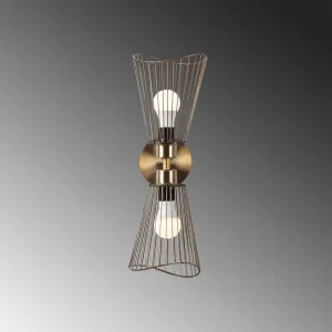 Opviq Nástenná lampa Zeyno zlatá