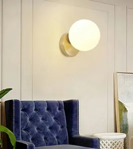 TooLight Nástenná okrúhla lampa APP950-1W zlatá