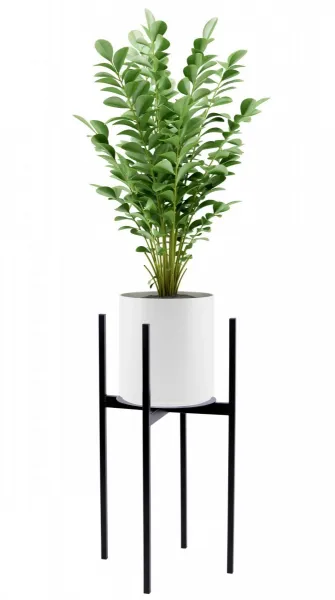 TZB Stojan na kvety Torre 70 cm čierny