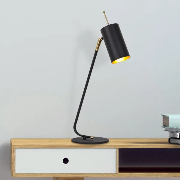 Opviq Stolná lampa Sivani čierna