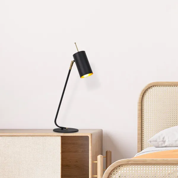Opviq Stolná lampa Sivani čierna