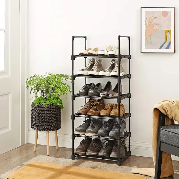 SONGMICS Botník Rezula 106 cm černý