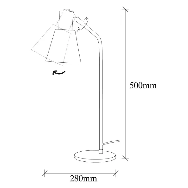 ASIR Stolová lampa SIVANI zlatá