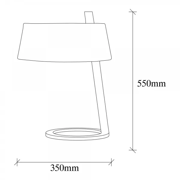 ASIR Stolná lampa SALIHINI - MR-624 biela čierna