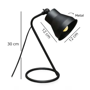Opviq Stolná lampa Zerus čierna