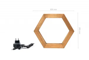 ASIR Stolová lampa KN07 hnedá