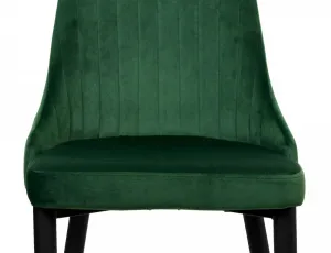 Tmavozelené zamatové kreslo LORIENT VELVET