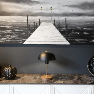 Opviq Stolová lampa Moralia čierna