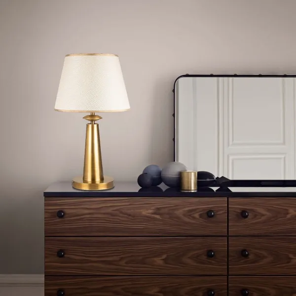 Opviq Stolová lampa Pardo biela