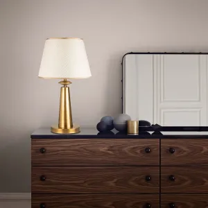 Opviq Stolová lampa Pardo biela