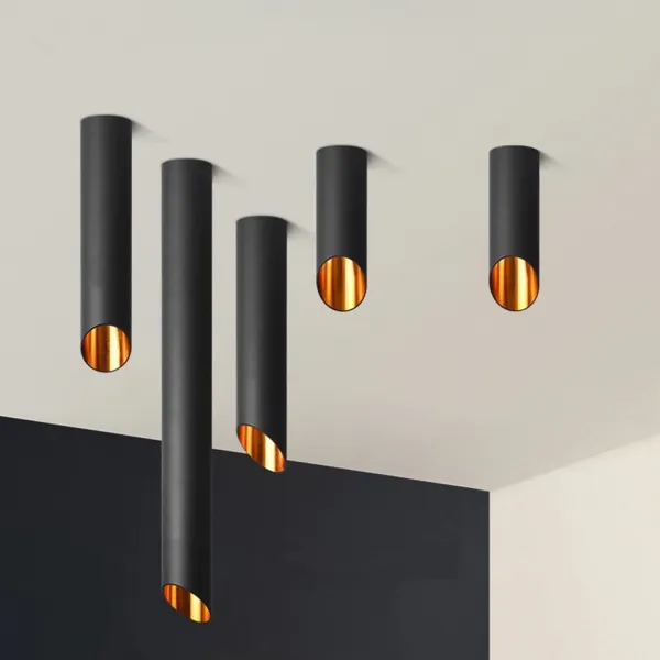 TooLight Stropné svietidlo 20 CM APP571-1C čiernozlaté