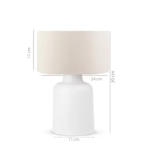 Opviq Stolová lampa Hokys krémová