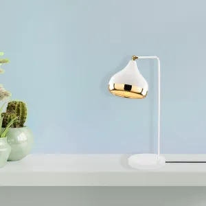 Opviq Stolová lampa Yildo biela/zlatá