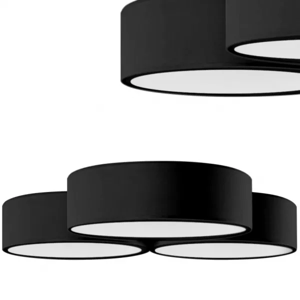 TooLight Stropné svietidlo APP878-C 3x40cm Triple čierne