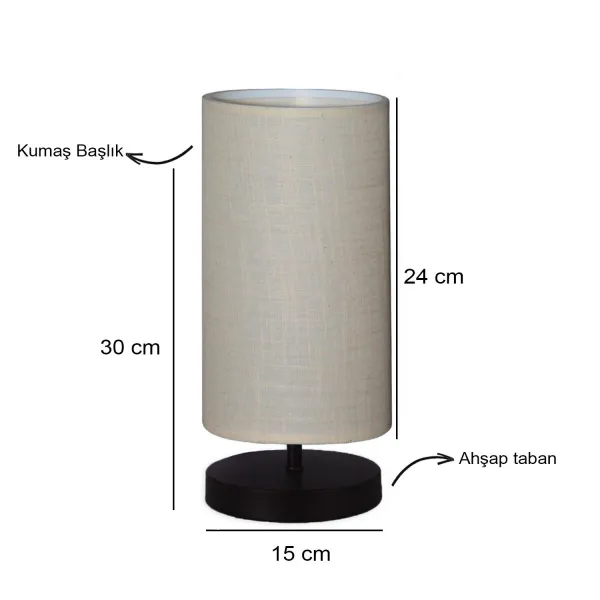 Opviq Stolová lampa Talis krémová