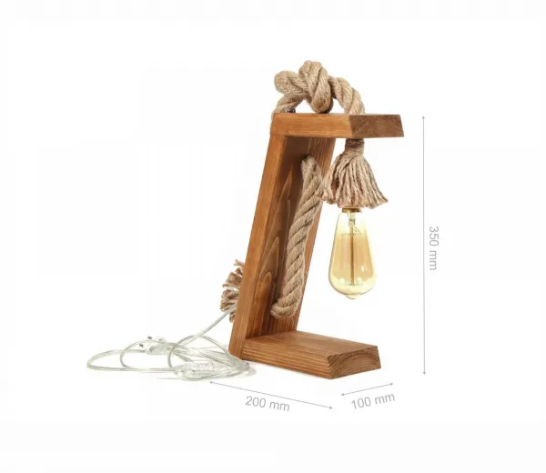 Opviq Stolová lampa Kenos hnedá