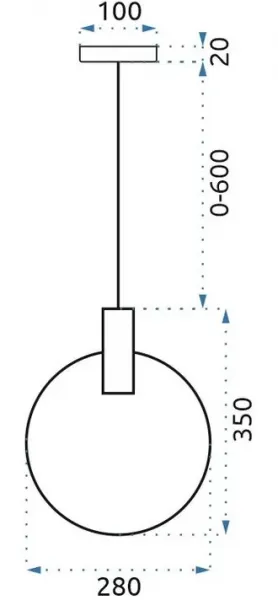 TooLight Stropné svietidlo APP485-1CP zlaté