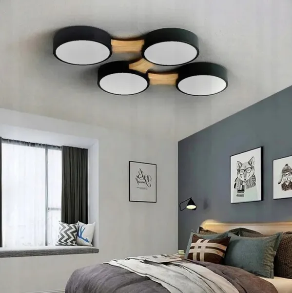 TooLight Stropné svietidlo APP527-4C čierne